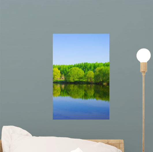 Forest Lake Wall Mural
