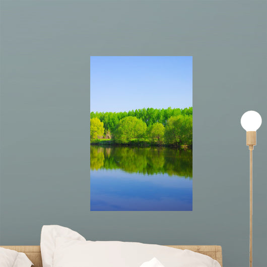 Forest Lake Wall Mural