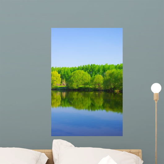 Forest Lake Wall Mural