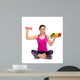Healthy Balanced Lifestyle Wall Decal