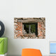 Old Ruined House Wall Mural