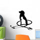 veterinary logo phonendoscope Wall Decal