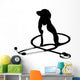 veterinary logo phonendoscope Wall Decal