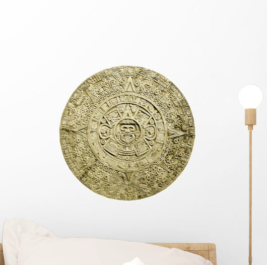 aztec calendar Wall Decal