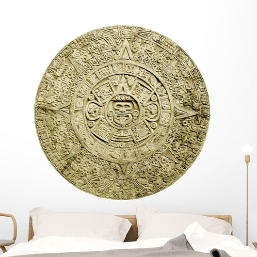 aztec calendar Wall Decal