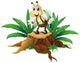 Stump with Happy Bee Wall Decal