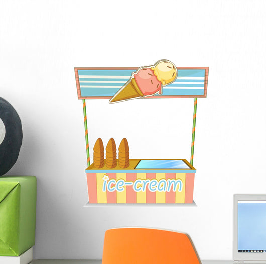 Wooden Icecream Stand