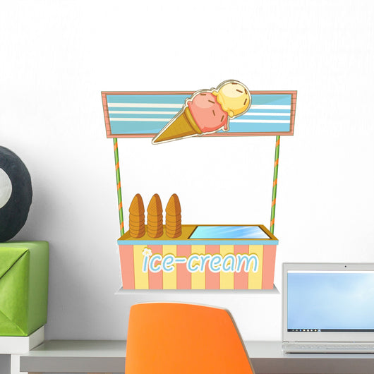 Wooden Icecream Stand