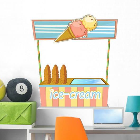 Wooden Icecream Stand