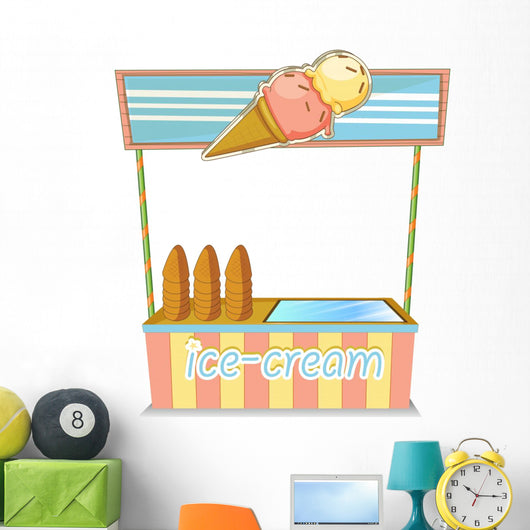 Wooden Icecream Stand