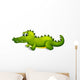 A giant green crocodile Wall Decal