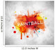 Paintball banner Wall Mural