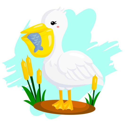 Pelican Wall Mural