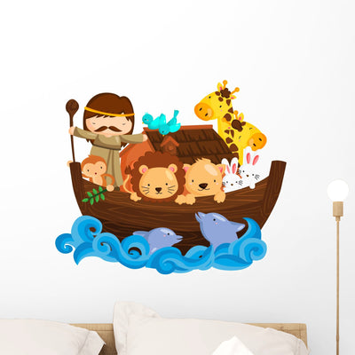Noah Wall Decal shown on a wall