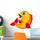 Cute Fish Cartoon Wall Decal