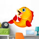 Cute Fish Cartoon Wall Decal