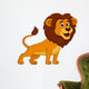 Cute lion cartoon Wall Decal