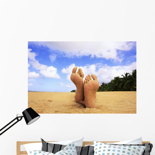 Sandy Feet Tropical Beach