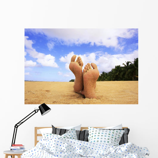 Sandy Feet Tropical Beach