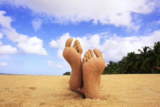 Sandy Feet Tropical Beach