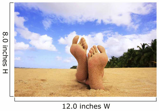 Sandy Feet Tropical Beach