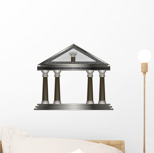Greek Temple Eps10 Vector Wall Decal