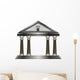 Greek Temple Eps10 Vector Wall Decal
