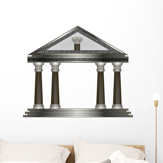 Greek Temple Eps10 Vector Wall Decal
