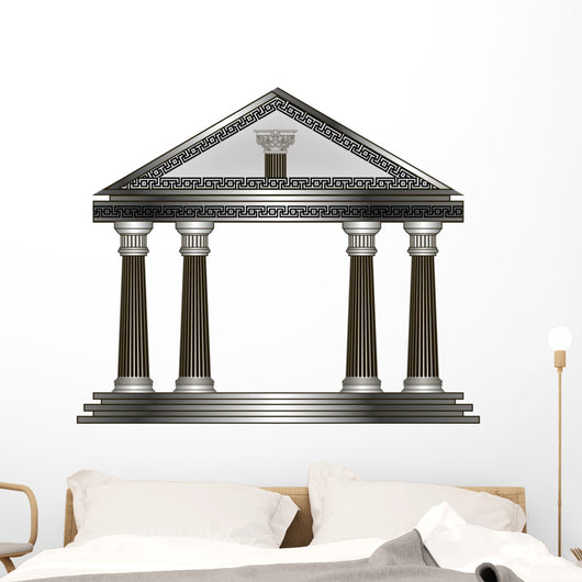 Greek Temple Eps10 Vector Wall Decal