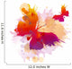 Colorful splashes butterflies Wall Decal
