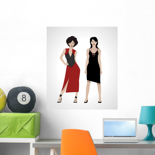 Fashion Girls Wall Decal