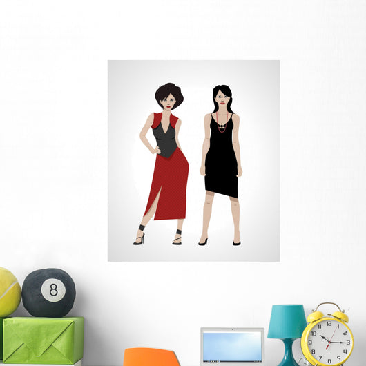 Fashion Girls Wall Decal