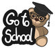 Go to school Wall Decal