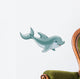 Swimming Dolphin Wall Decal