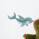 Swimming Dolphin Wall Decal