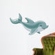 Swimming Dolphin Wall Decal