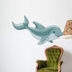Swimming Dolphin Wall Decal
