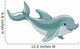Swimming Dolphin Wall Decal