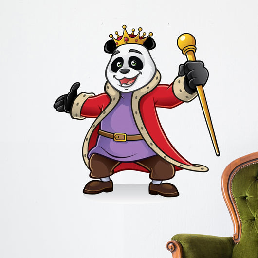 Panda King Wall Decal