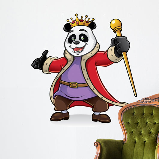 Panda King Wall Decal