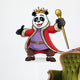 Panda King Wall Decal