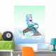 Siren Blue Wall Mural