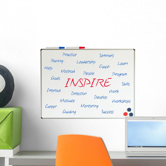 Inspire Word Cloud Wall Mural