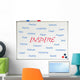 Inspire Word Cloud Wall Mural