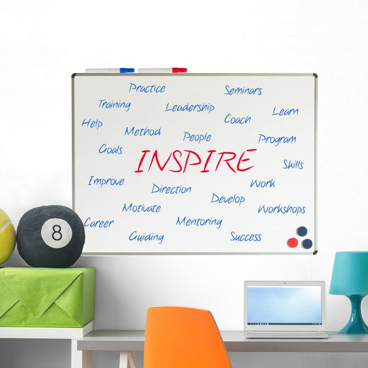Inspire Word Cloud Wall Mural