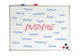 Inspire Word Cloud Wall Mural