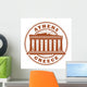Grunge Rubber Stamp With Words Wall Decal