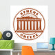 Grunge Rubber Stamp With Words Wall Decal