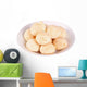 Plate of home-made pan de yuca, the Ecuadoruan cheese bread Wall Decal