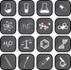 Chemistry icons Wall Decal